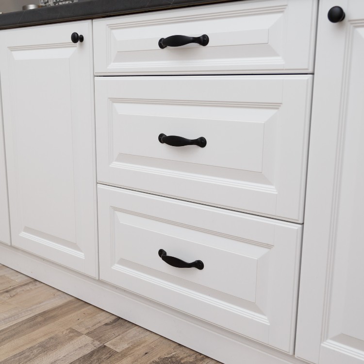 Kitchen with custom cabinetry